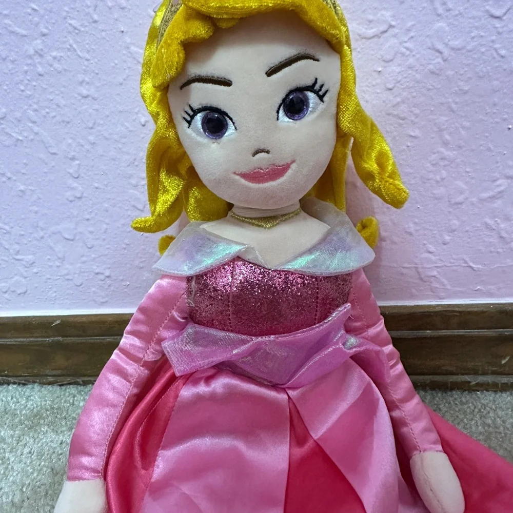 Ty Disney Princess Beanie Baby Dolls Sparkle Aurora 18